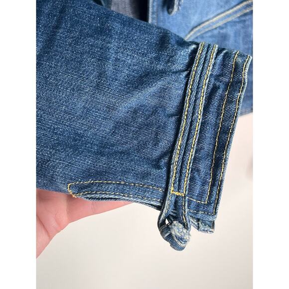 See by Chloe 100% Cotton Long Sleeve Denim Trucker Jacket Blue Women's US 10 - Picture 5 of 9